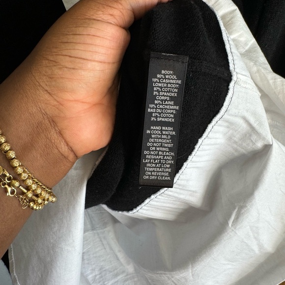 Saks fifth avenue medium wool blend jumper… - Picture 6 of 9